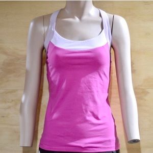 Pink ALO Yoga Active Bra Top
